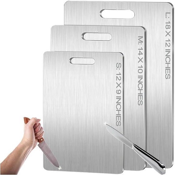 Titanium Cutting Board - 12x9 Dishwasher Safe