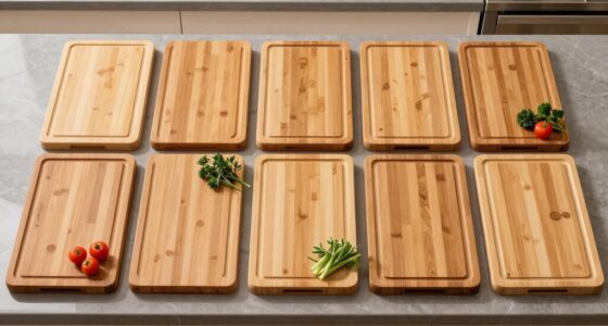 top bamboo knife cutting boards