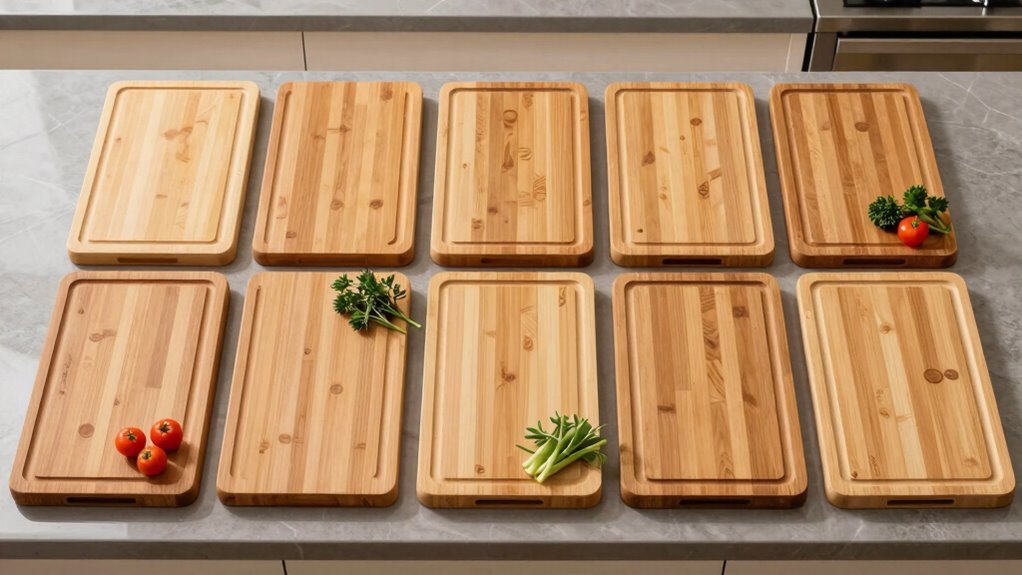 top bamboo knife cutting boards