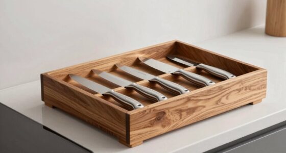 top in drawer knife storage