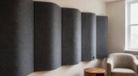 absorbing sound in rooms