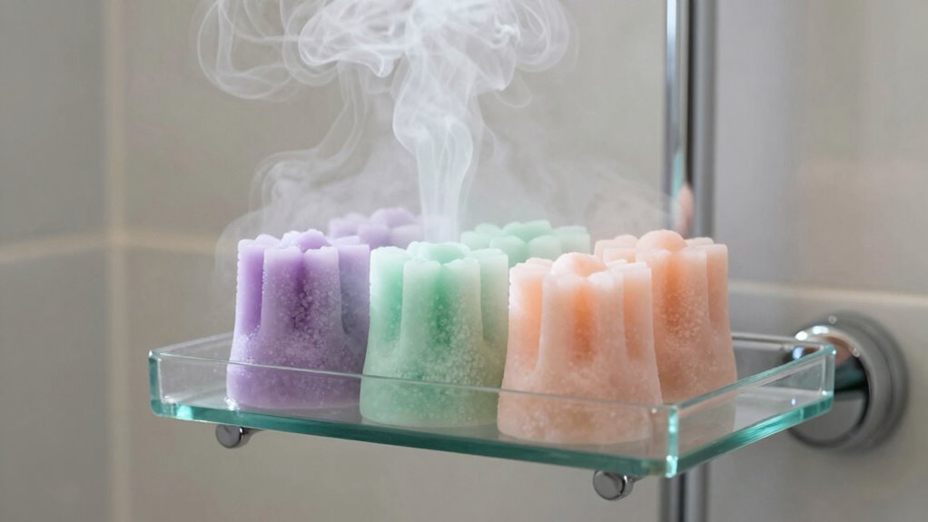 aromatherapy shower steamers usage
