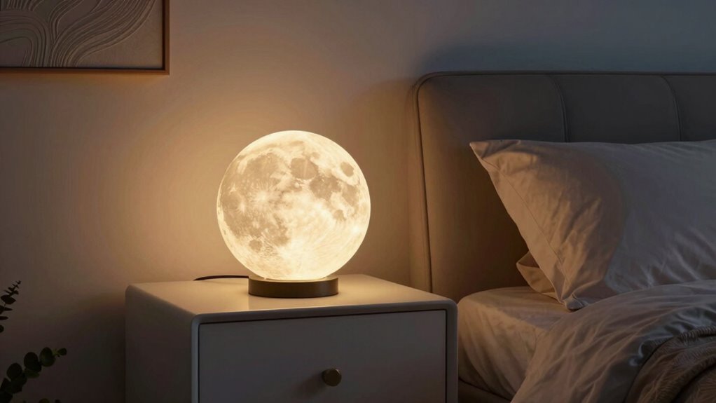 celestial calming bedroom lighting