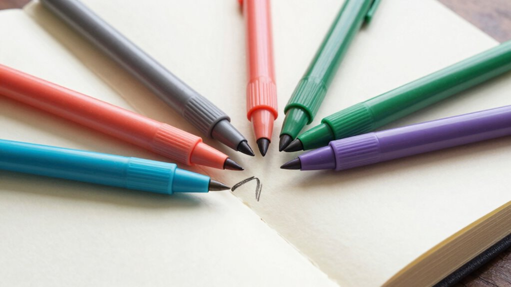 colorful durable mindful journaling