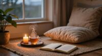 create calming evening routine