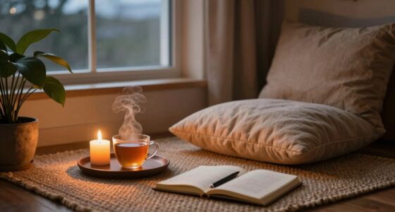 create calming evening routine