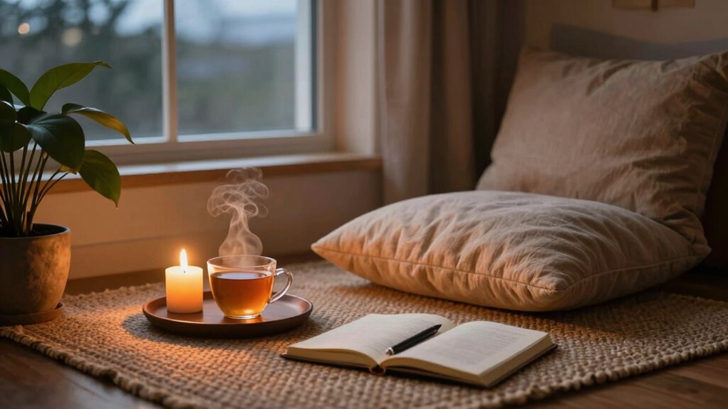 create calming evening routine