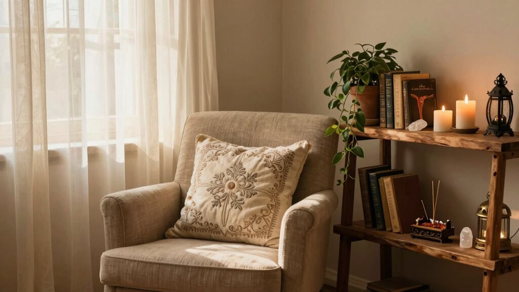 creating a cozy spiritual space