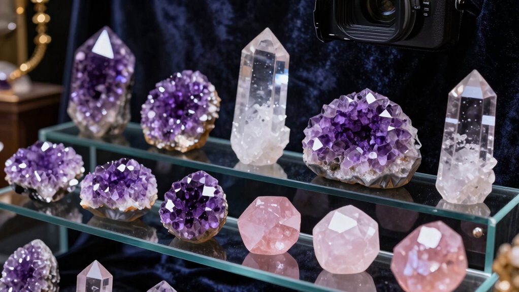 crystals enhance mindful decor