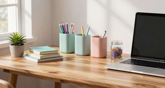 decluttered desk clearer mind