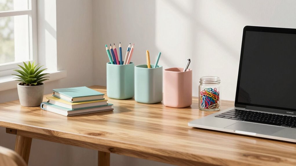 decluttered desk clearer mind