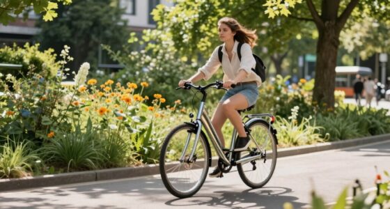 eco friendly bike commuting