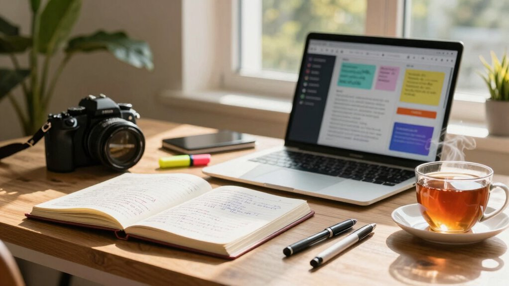 engaging creative consistent reflective