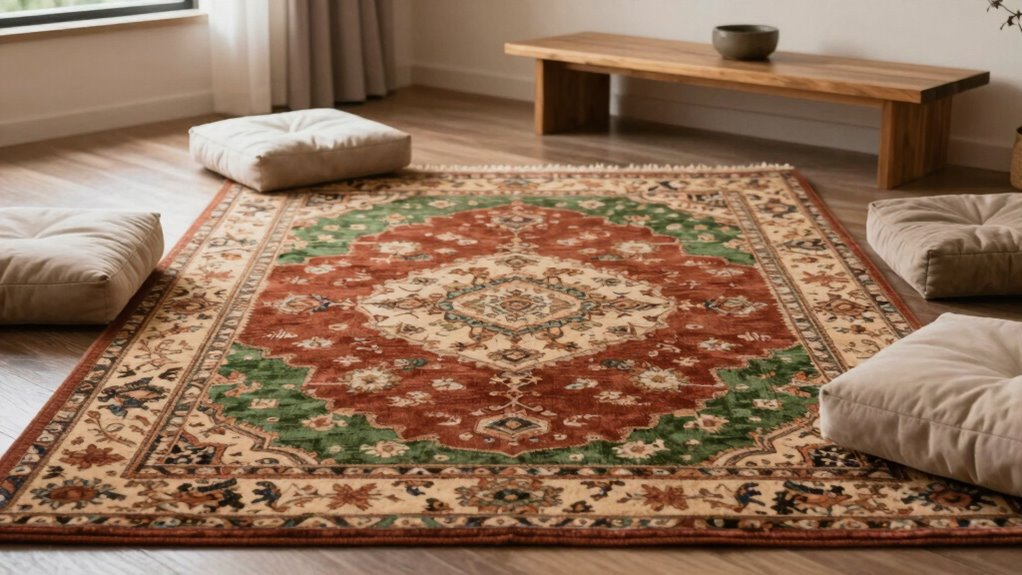 harmonious calming meditation environment