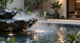 indoor fountains create ambiance