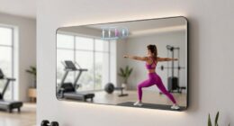 interactive fitness mirror technology