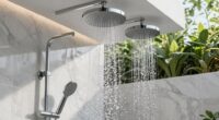 luxury rainfall shower heads