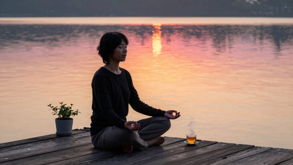 mindful breathing and nature connection
