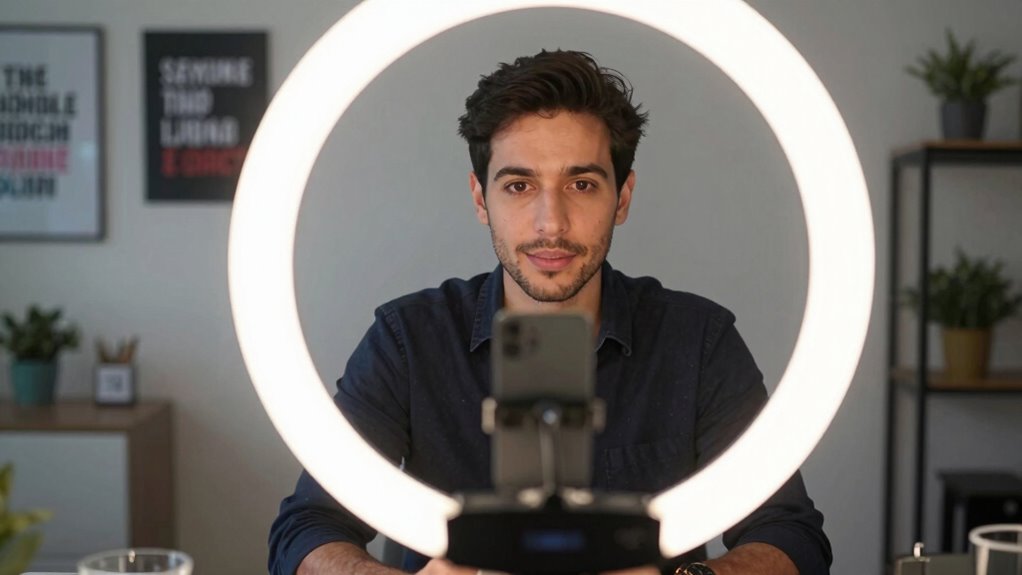 optimal ring light positioning