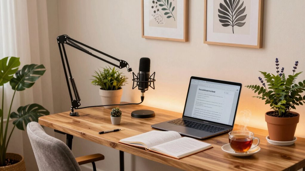 optimized acoustic and lighting setup