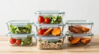 organized meal planning containers