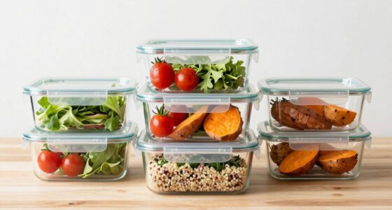 organized meal planning containers