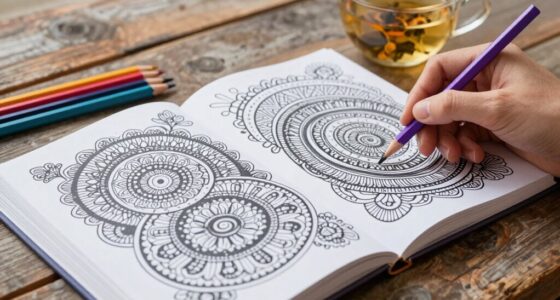 relaxing artistic mindfulness activity