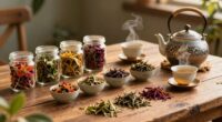 relaxing herbal tea evenings