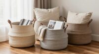 stylish clutter control baskets