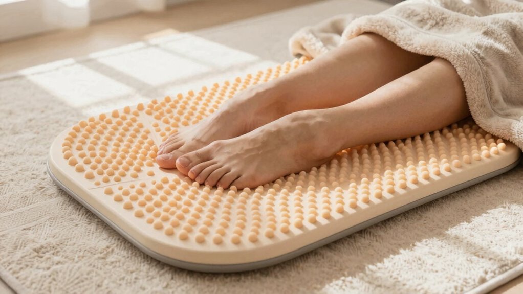 using acupressure mats regularly