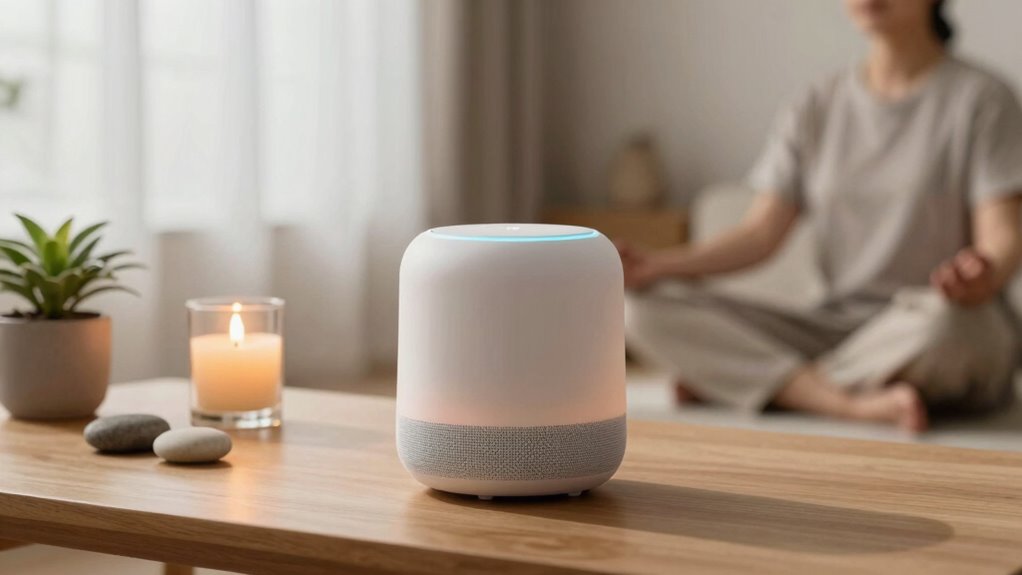 voice controlled calming environments