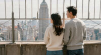 Couple On Empire State Building
