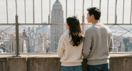 Couple On Empire State Building