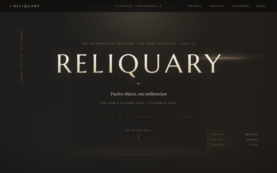 RELIQUARY — Twelve Objects, One Millennium
